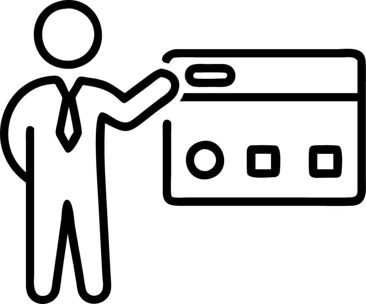 Businessman points to SEM icons on digital interface representing search engine marketing SEO strategies and online advertising rankings Set 6 vector