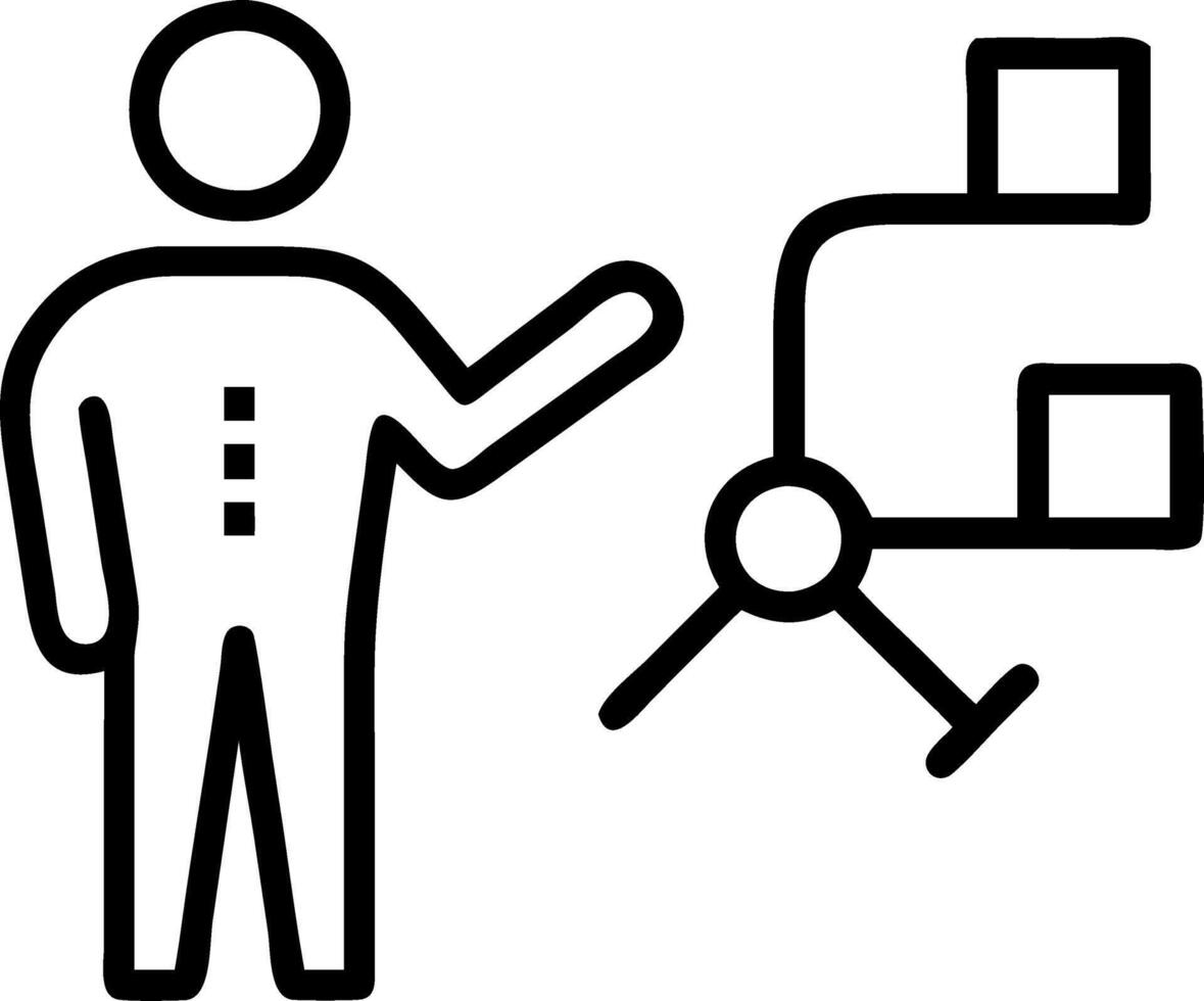Businessman monitoring asset distribution and financial progress using holographic tools vector