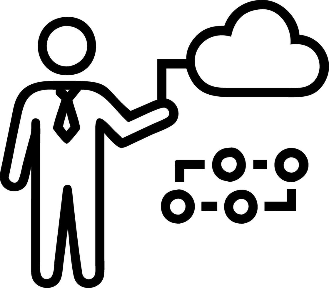 Businessman interacting with holographic task management checklist on a digital interface Set 14 vector
