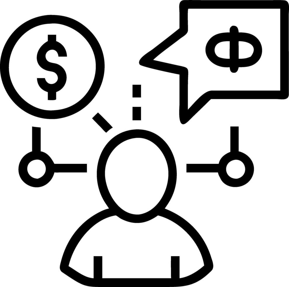 Business professional monitoring savings and investments using holographic financial tracking systems vector