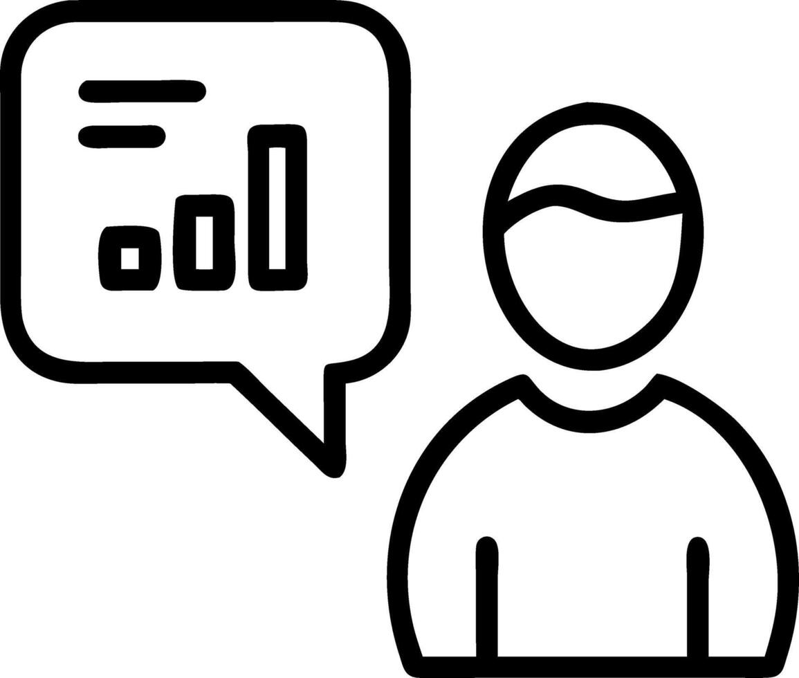 Business professional analyzing financial metrics using a holographic dashboard for strategic decision making vector