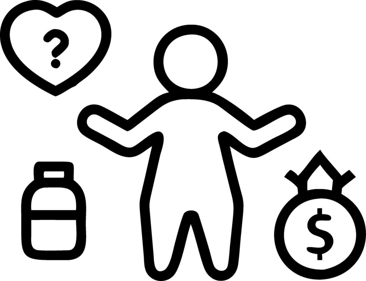 budget plan for baby expenses preparing diapers formula clothing pediatric visits balancing needs ensuring infant well being stable finances vector