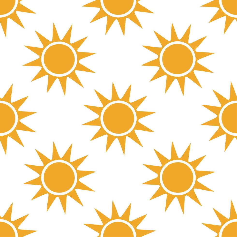 Bright spring sunshine seamless pattern with golden light and vivid flowers for a cheerful vibrant spring design Set 2 vector