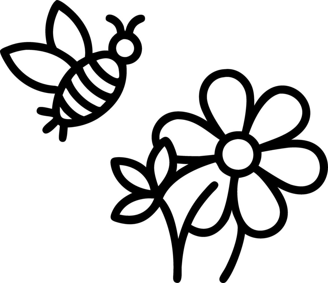 Bee gathers nectar from white chrysanthemum flowers in autumn garden highlighting pollination and natural beauty Set 7 vector