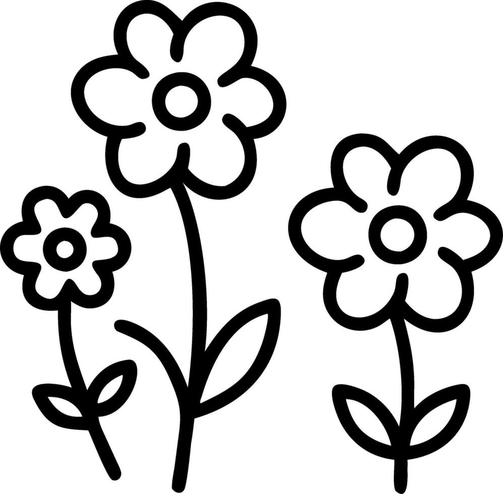 Beautiful variety of blooming flowers in garden showcasing botanical diversity and natural beauty as background concept Set 6 vector