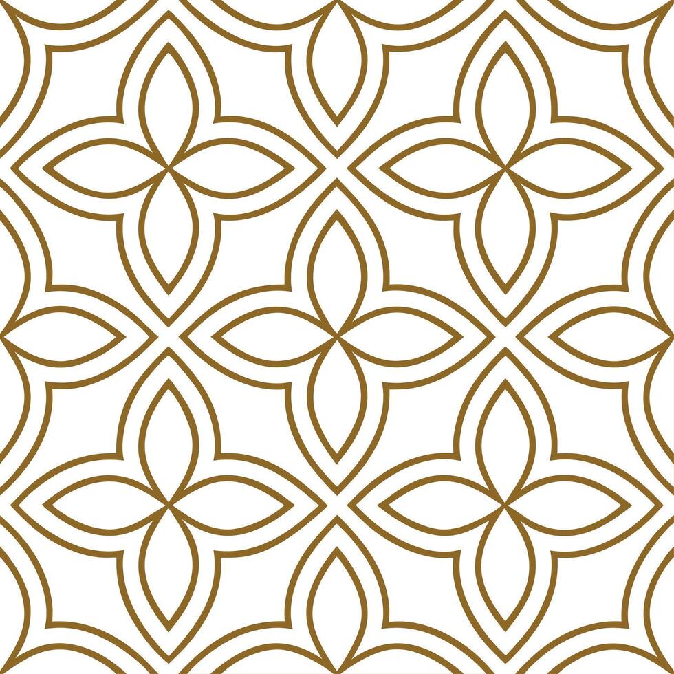 Art deco seamless pattern with luxurious gold accents and symmetrical designs for elegant projects vector