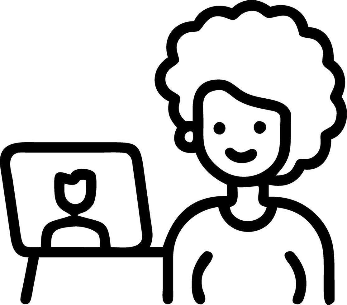 Afro hipster call virtual blog recording hipster online chat cafe blogging African American hipster vlog Afro hairstyle call virtual chat headshot cafe virtual bl Set 2 vector