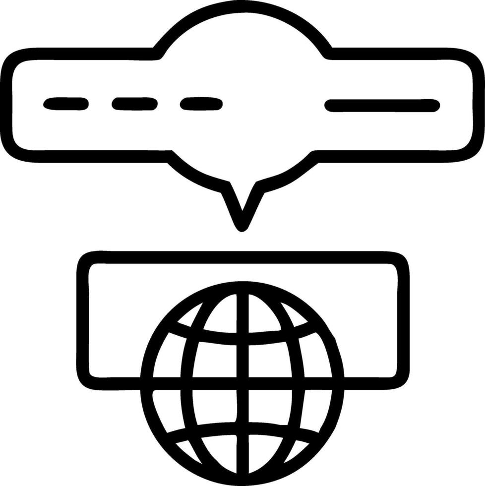 A holographic globe highlighting various language options representing multilingual platforms in a digital interface vector
