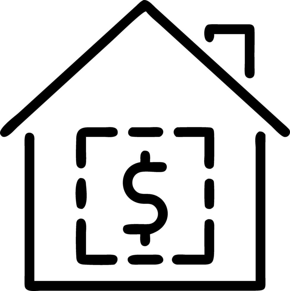 A holographic house icon with loan rates for role play enabling participants to negotiate real estate deals and compare mortgage options vector