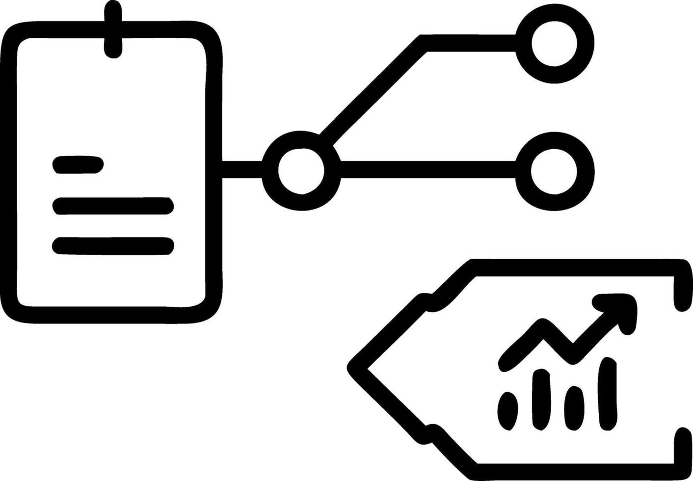 A holographic data interface aids strategic planning symbolizing data driven decisions and business analytics vector