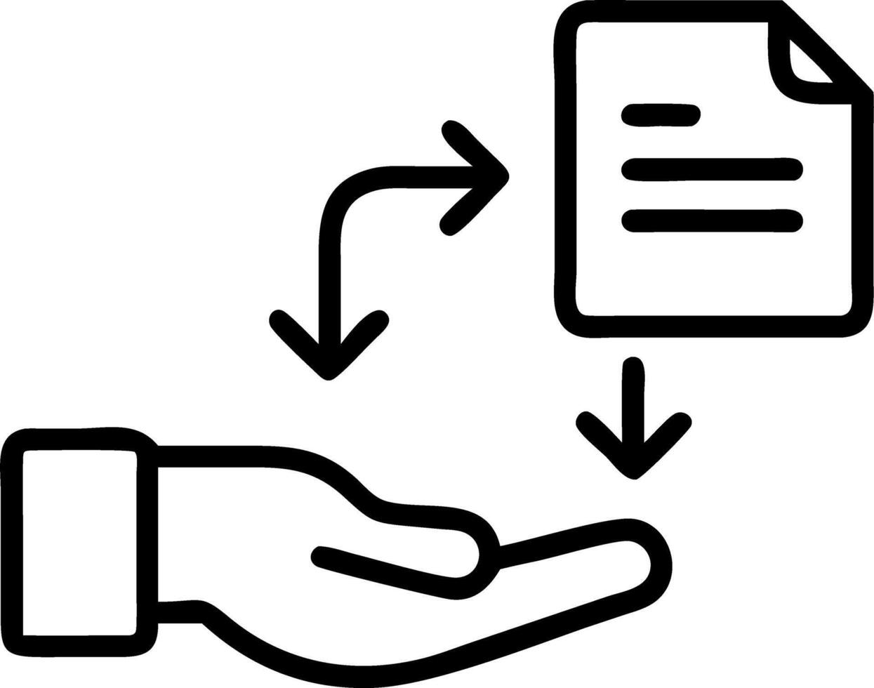 A hand interacts with floating legal documents and approval workflows representing legal documentation and compliance processes Set 11 vector