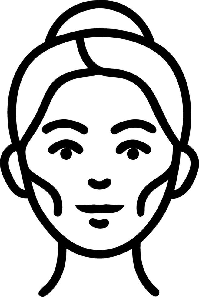 50s middle aged woman looks at camera on white background advertising dry skin care treatment anti aging skincare beauty plastic surgery cosmetology procedures close up half face v vector