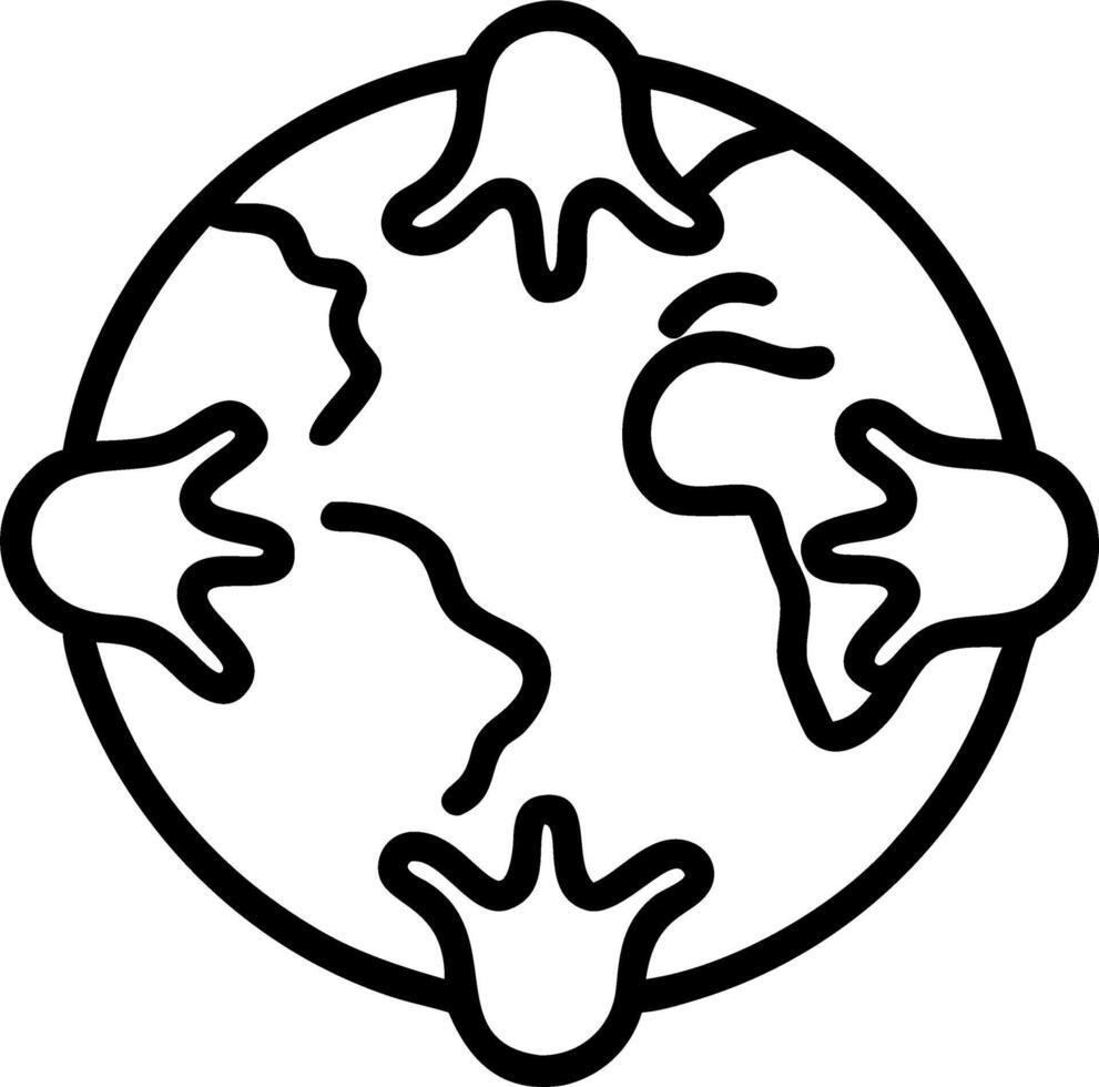World Environment Day global community teamwork group volunteers business join hands cooperation social environmental sustainable development goal ESG concept vector
