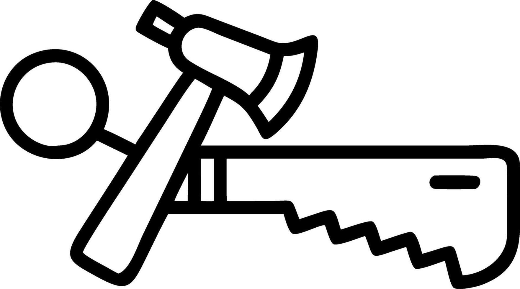 Wooden carpenter craftman team with work tools for wood workshop business carpentry craftsman vector