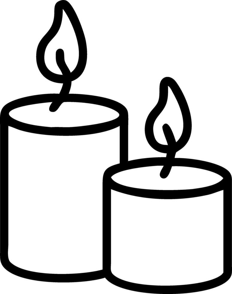 Watercolor painting of two candles white with warm glow light yellow background simple elegant perfect for minimalist decor and cozy ambiance designs Set 3 vector