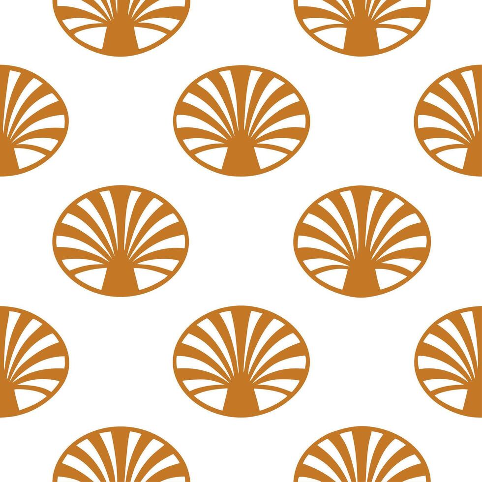 Warm summer sun seamless tile pattern with honey and amber hues for to cozy sunlit home environment Set 2 vector