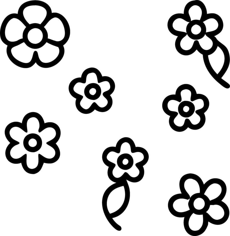 Vibrant wildflowers seamless tile pattern featuring to mix of roses daisies and poppies on to crisp white background perfect for cheerful interiors vector