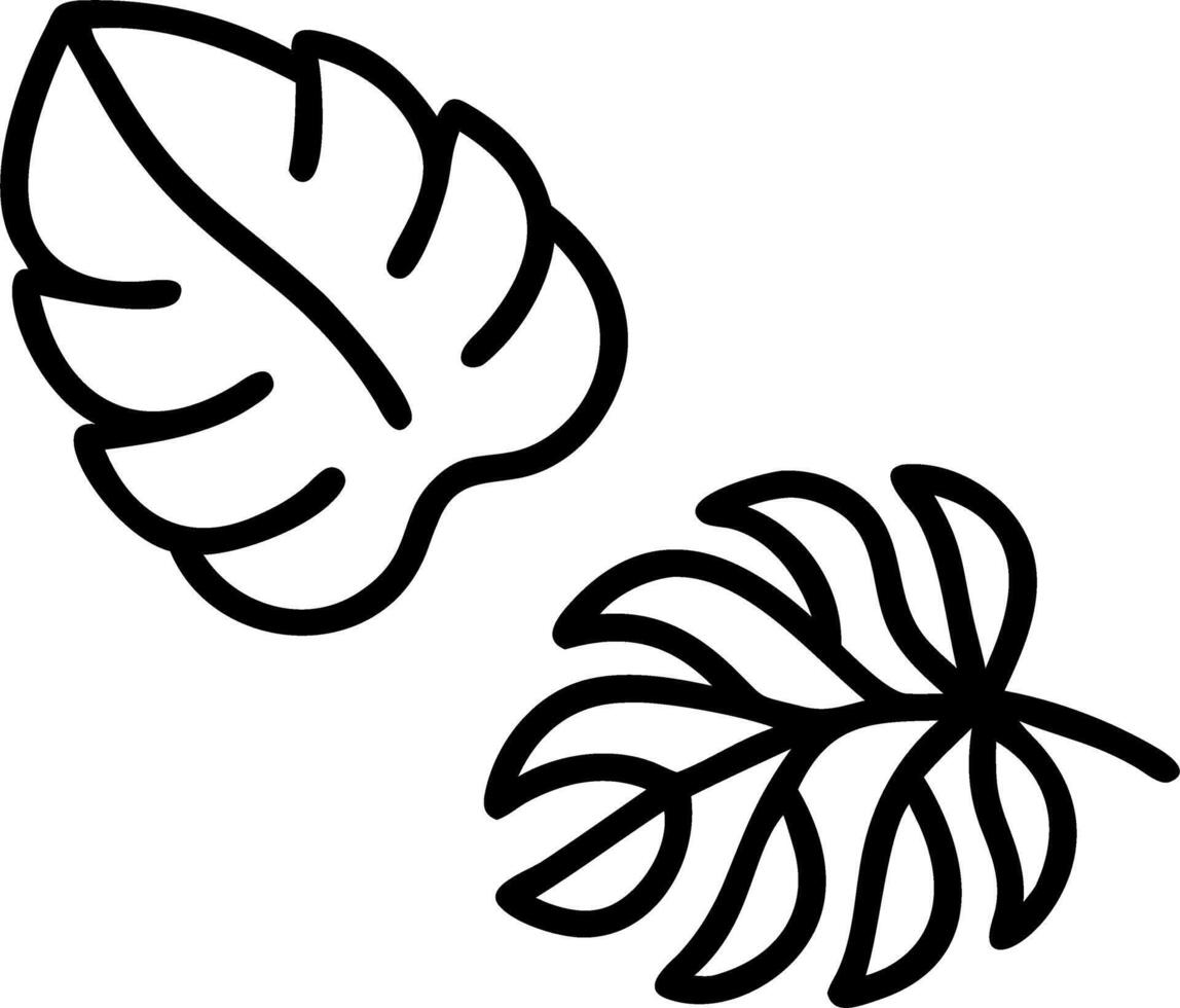 Vibrant tropical leaves seamless tile pattern featuring large monstera and palm leaves on to crisp white background ideal for lively interiors vector