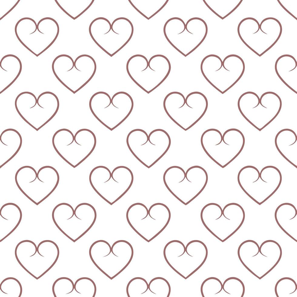 Valentine love letters seamless tile pattern with romantic scripts and heart accents for sentimental decor vector