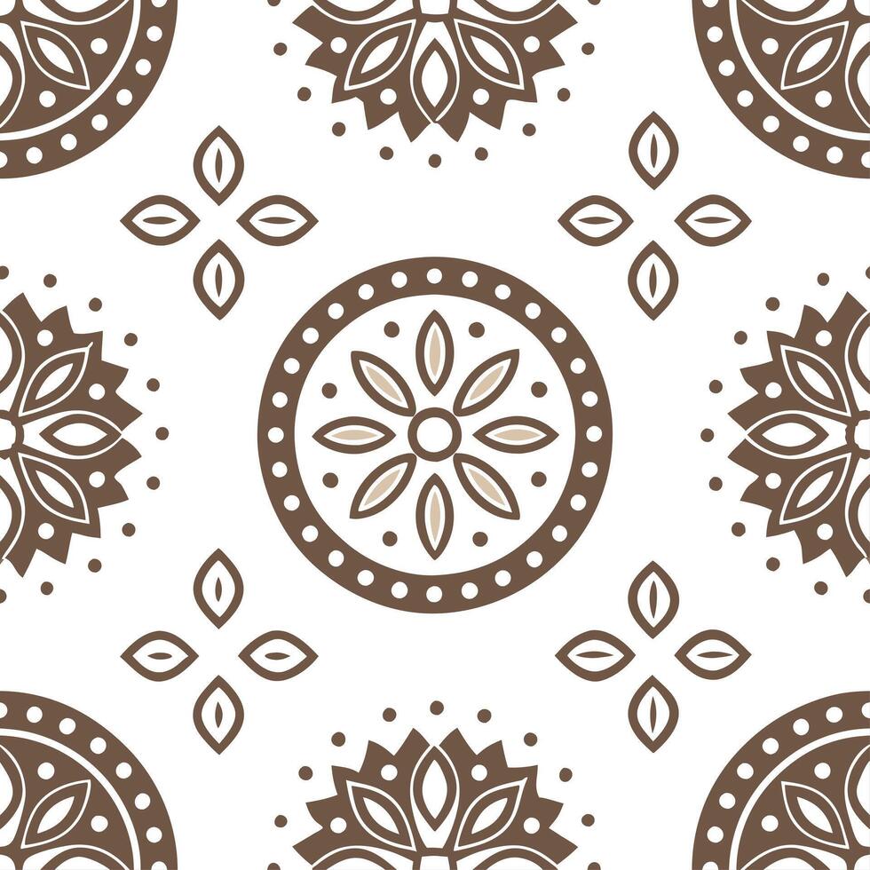 Traditional symbols seamless pattern with tribal designs and earthy tones for to grounded cultural aesthetic Set 3 vector