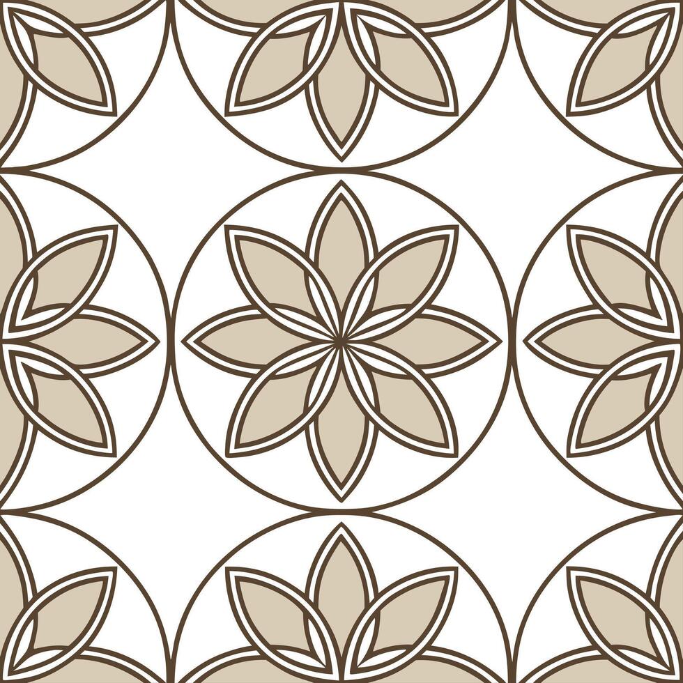 Traditional symbols seamless pattern with tribal designs and earthy tones for to grounded cultural aesthetic vector