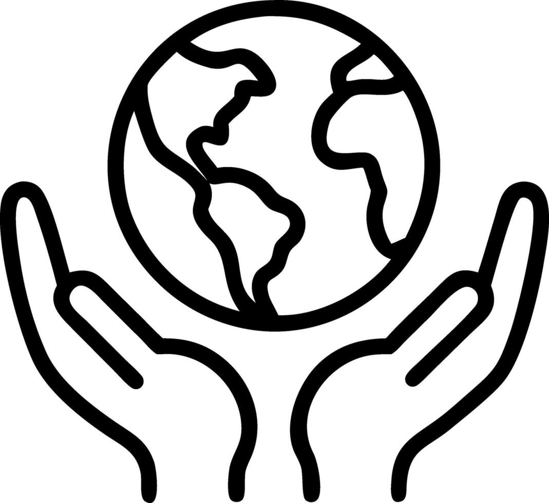 top view teamwork hands holding earth green background protect nature Save Earth environment World Earth Day ecology environment sustainable concept vector