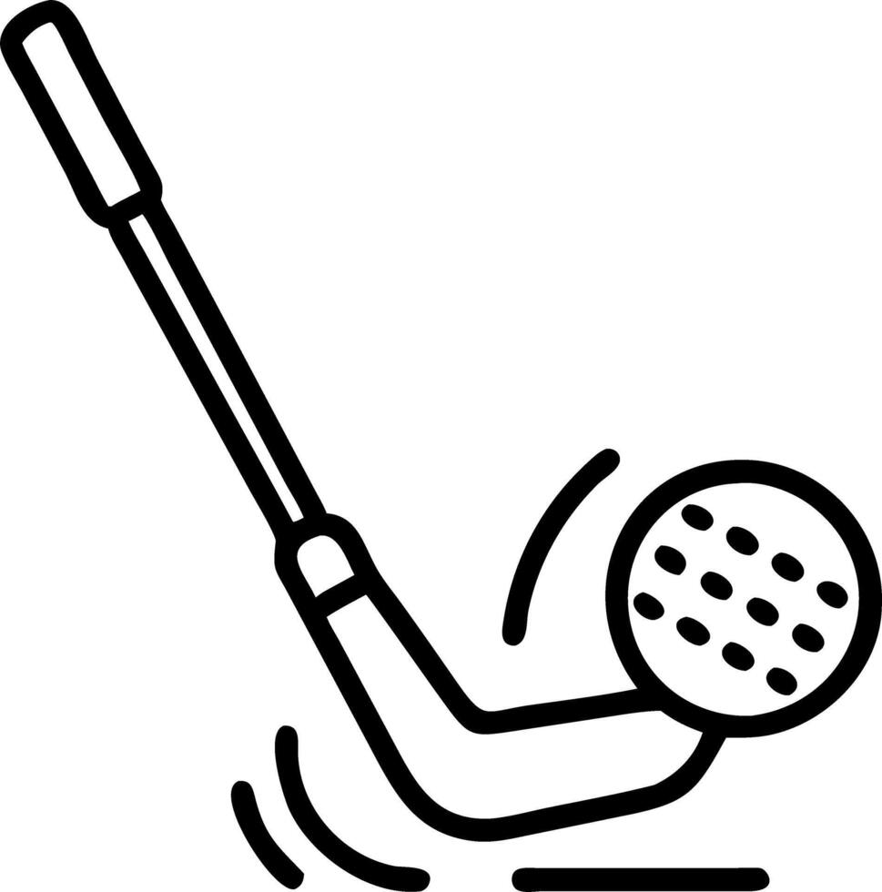 The moment to golf club strikes the ball with grass and dirt flying showcasing athletic precision and sport action Set 3 vector