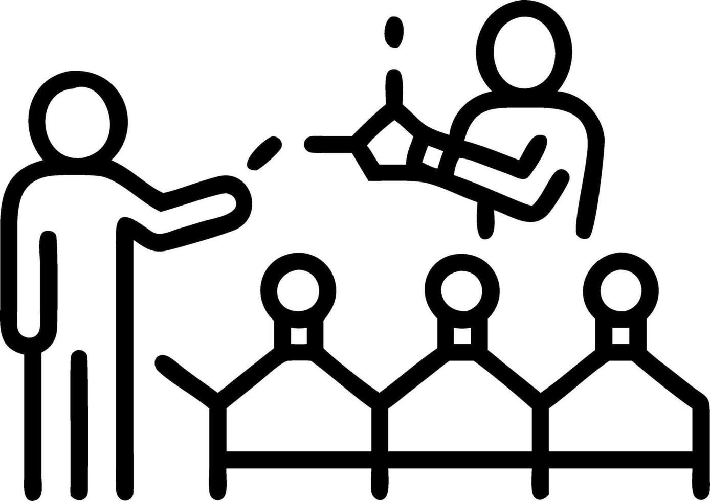 Team of Medical Research Scientists Collectively Working on to New Generation Experimental Drug Treatment Laboratory Looks Busy Bright and Modern vector