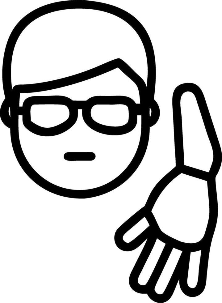 Striking portrait of person with prosthetic hand wearing stylish sunglasses dramatic lighting enhancing futuristic aesthetic perfect for modern fashion and technology themes concep Set 2 vector