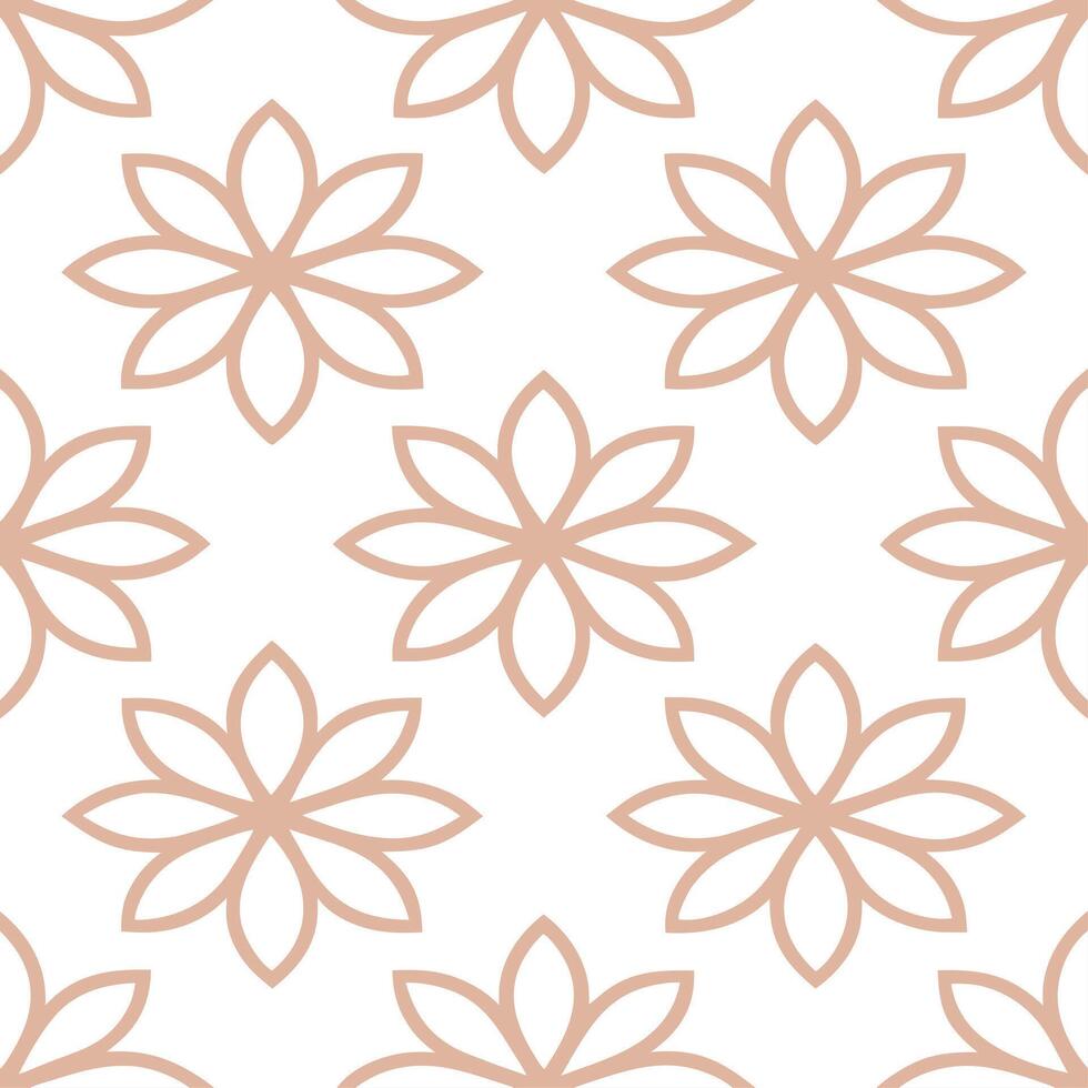 Subtle spring pastel seamless tile pattern with soft mint and peach accents for modern interiors Set 2 vector