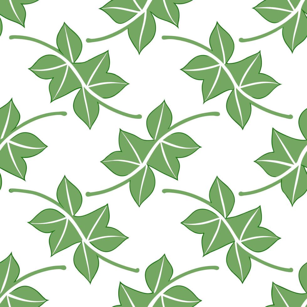 Subtle summer leaves seamless pattern with eucalyptus and olive branches for soft calming spaces Set 2 vector