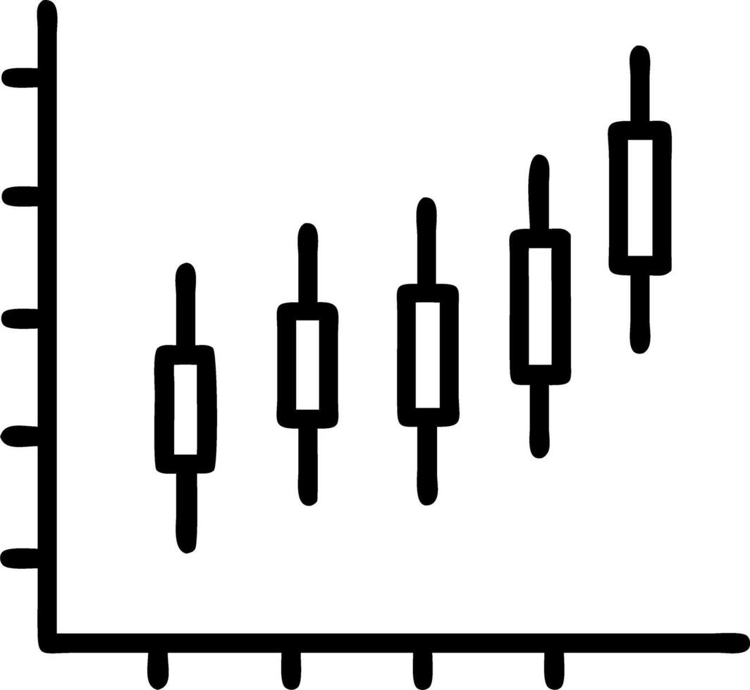 Stock market exchange business Candle stick graph chart stock market investment trading stock market data bullish point trend graph illustration vector