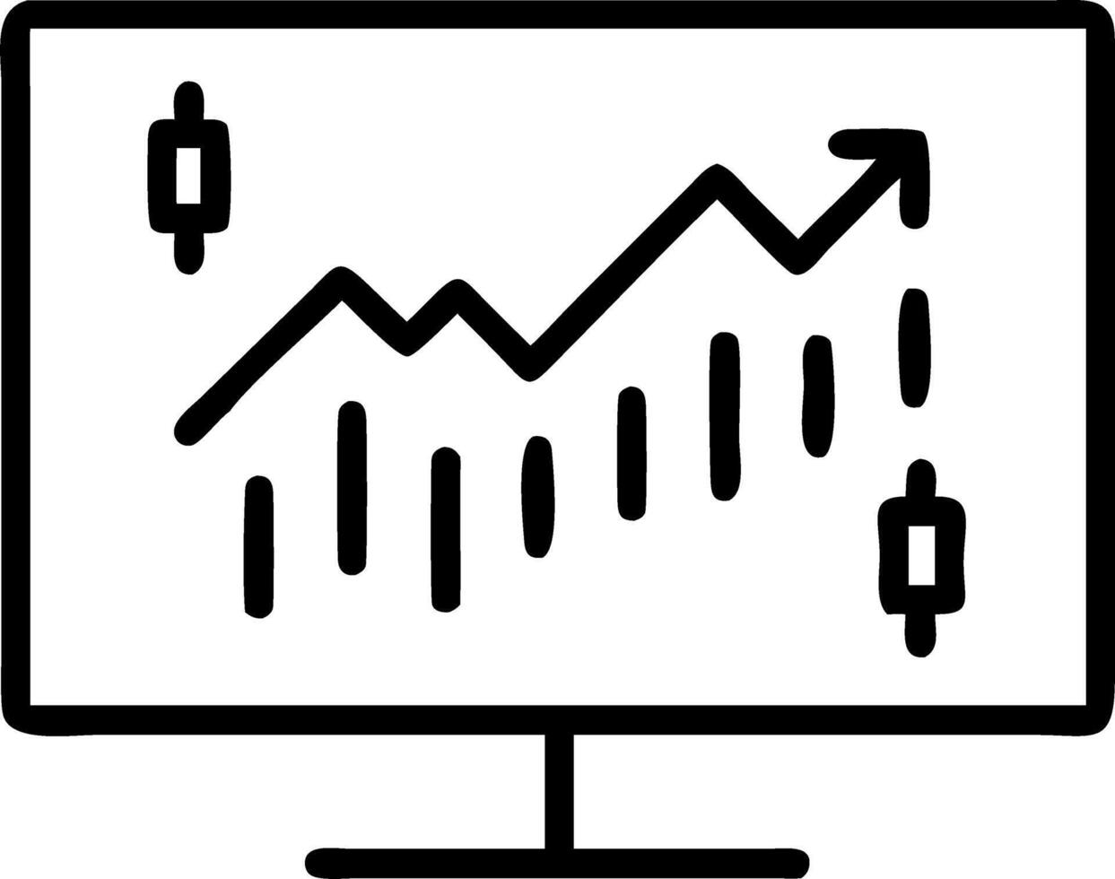 Stock exchange board displaying market index graphs and charts with ticker display showing trade prices and share volume Set 3 vector