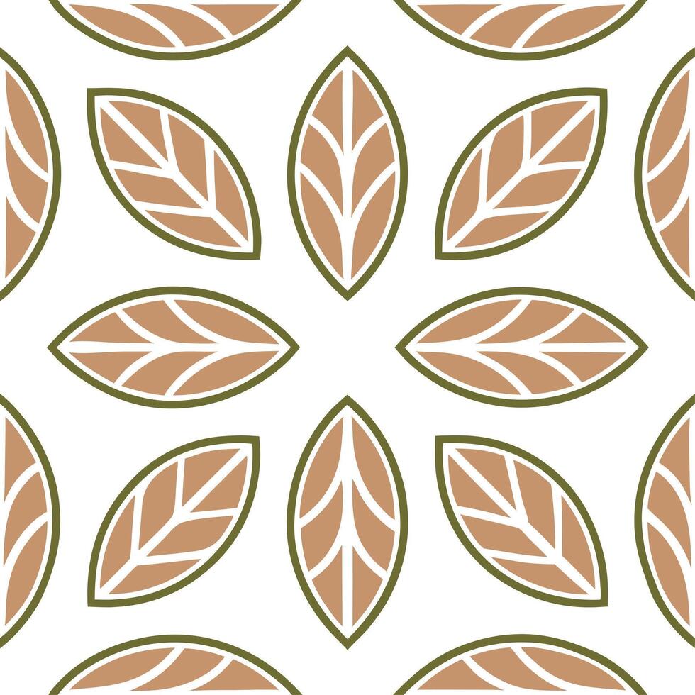 Springs leaves seamless pattern with soft gradients and green tones for fresh natural designs vector