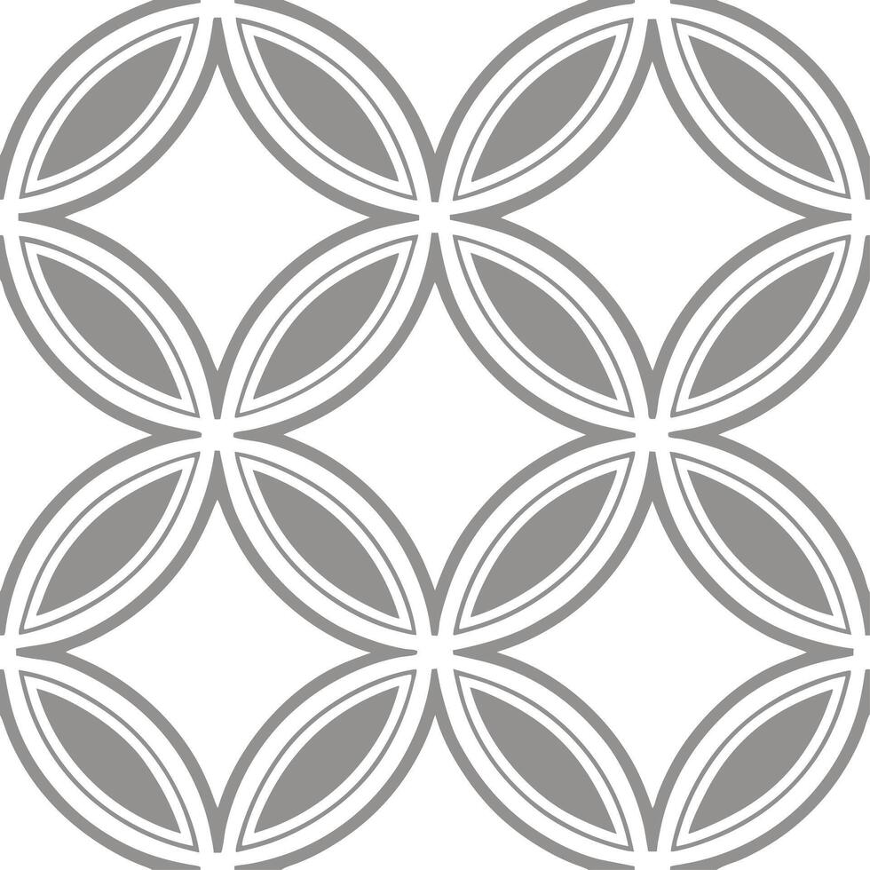 Scandinavian minimalist geometric seamless tile pattern with cool greys and subtle lines for modern decor vector