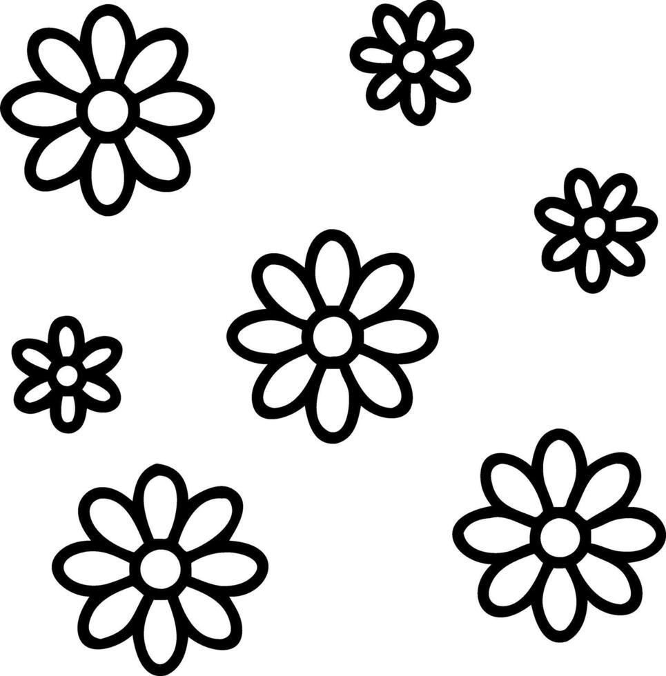 Romantic daisy seamless tile pattern with delicate daisies and soft pastel hues perfect for cozy bedrooms Edition vector
