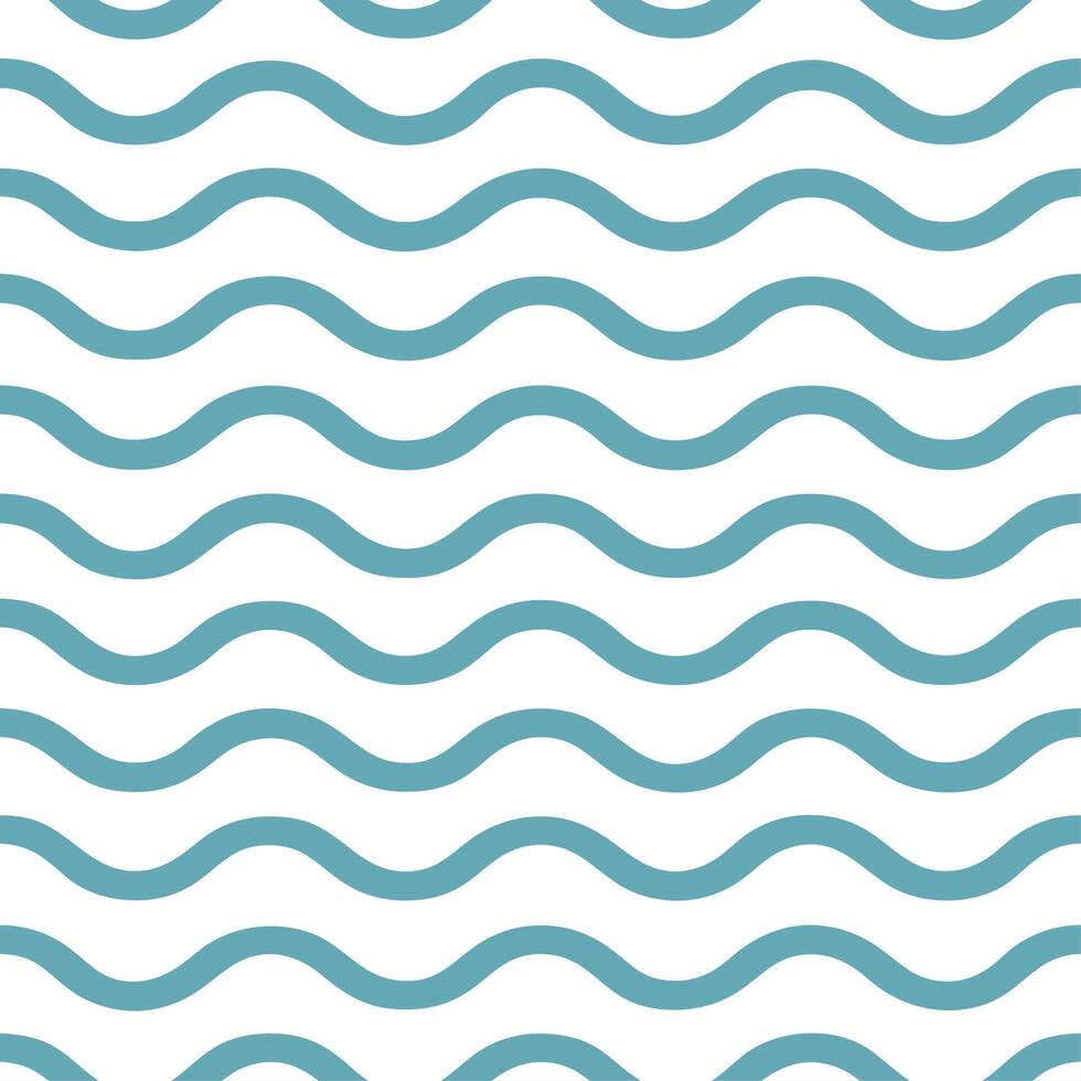 Relaxing summer seamless pattern with soft waves and sandy beaches for tranquil coastal spaces vector