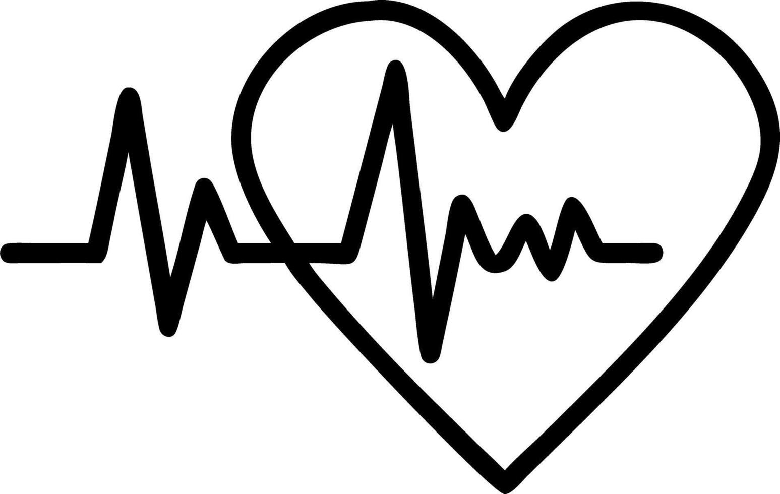 Red heartbeat line on dark background symbolizing life health vitality commonly associated with medical fitness themes vector