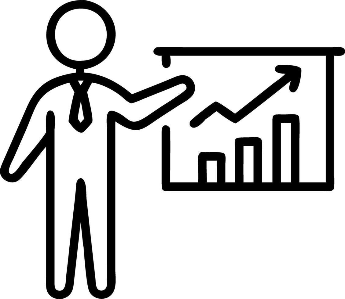Quality increase and cost optimization for products or services to improve efficiency Businessman with quality control growth graph and cost reduction Effective business Efficient vector