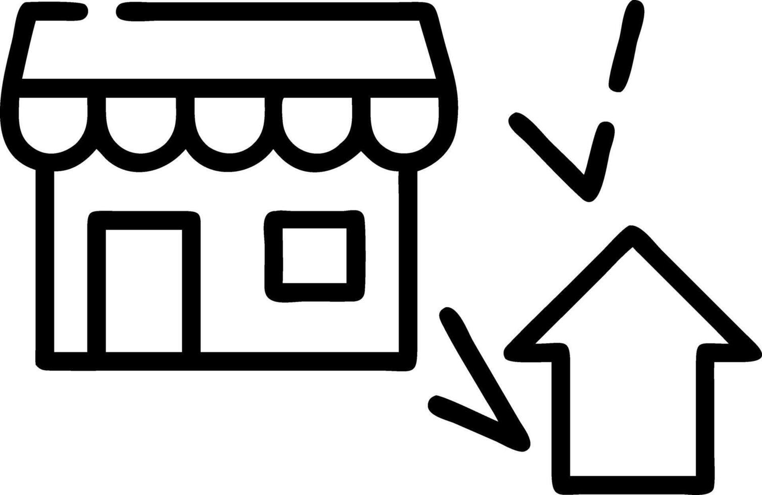 Photorealistic image of main street with abandoned stores highlighting small business crisis in town and impact of economic recession on entrepreneurship Set 3 vector