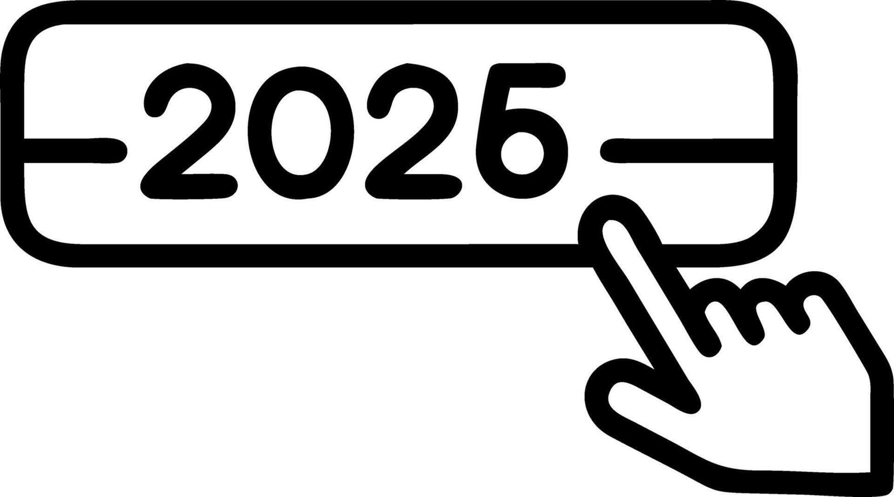 new years start up start new business new life planning opportunity challenge business strategy new year 2026 businessman touching status bar change 2026 to 2026 Set 5 vector