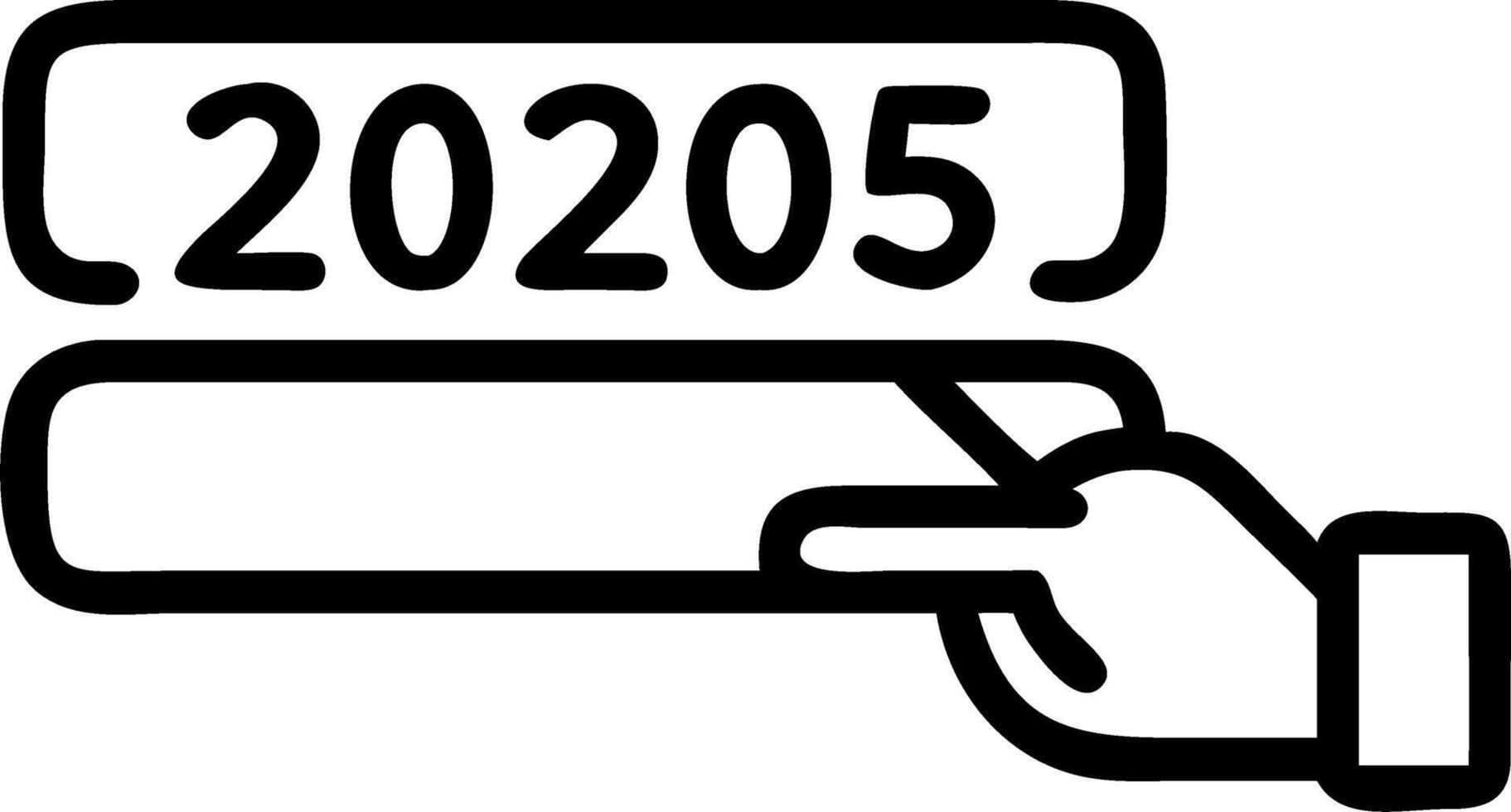 new years start up start new business new life planning opportunity challenge business strategy new year 2026 businessman touching status bar change 2026 to 2026 Set 4 vector