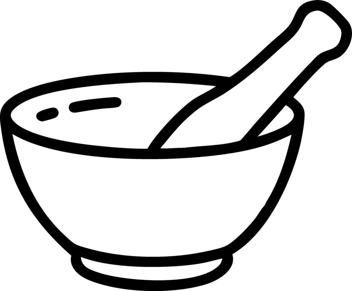 Mortar pestle clipart watercolor illustration hand drawn white background perfect for nursery art vector