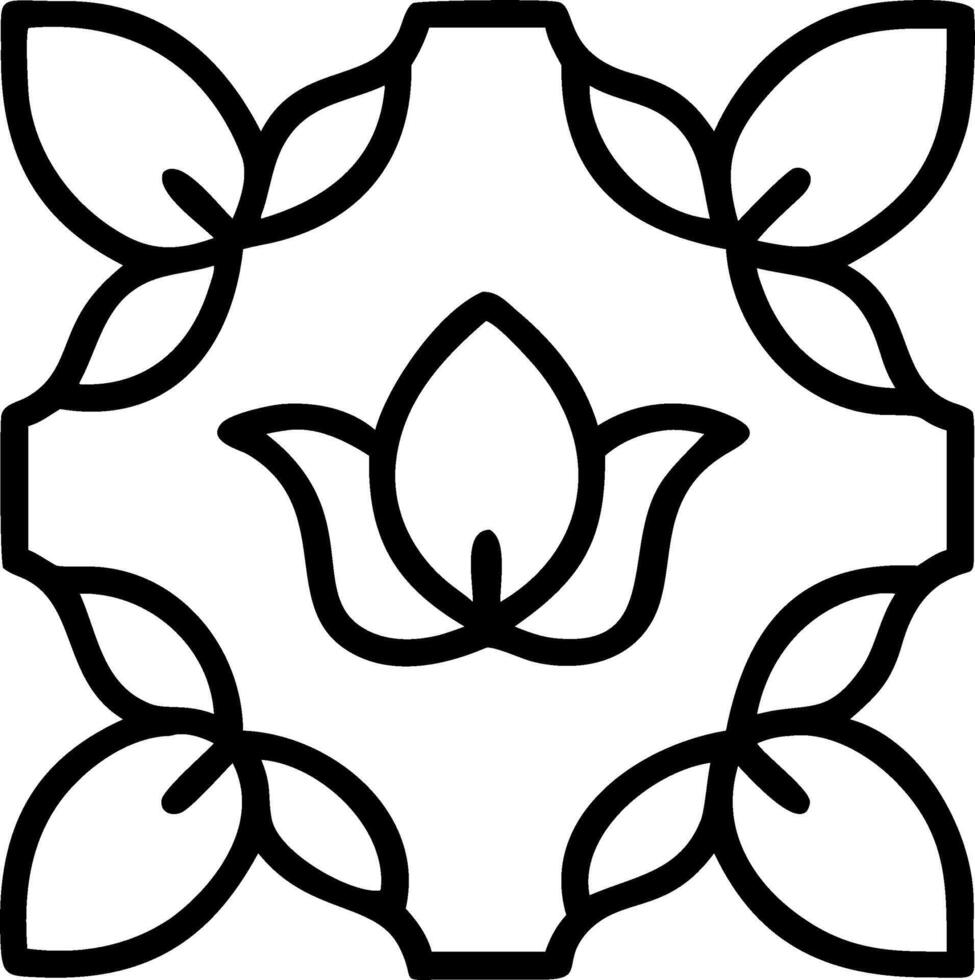 Minimalist magnolia seamless tile pattern with simple white petals and soft grey accents ideal for modern kitchens Set 8 vector