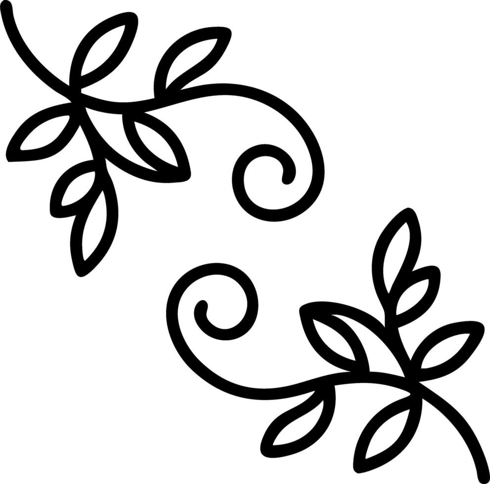 Minimalist fern seamless tile pattern with simple fern silhouettes on to white background perfect for modern bathrooms Set 3 vector