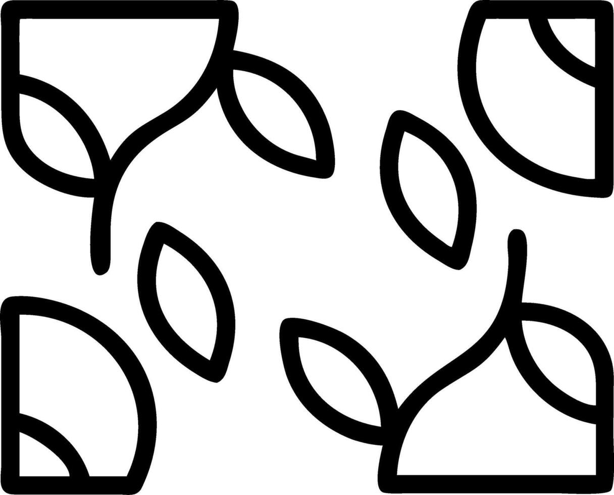 Minimalist eucalyptus seamless tile pattern with simple green stems and soft white accents ideal for modern kitchens Set 9 vector