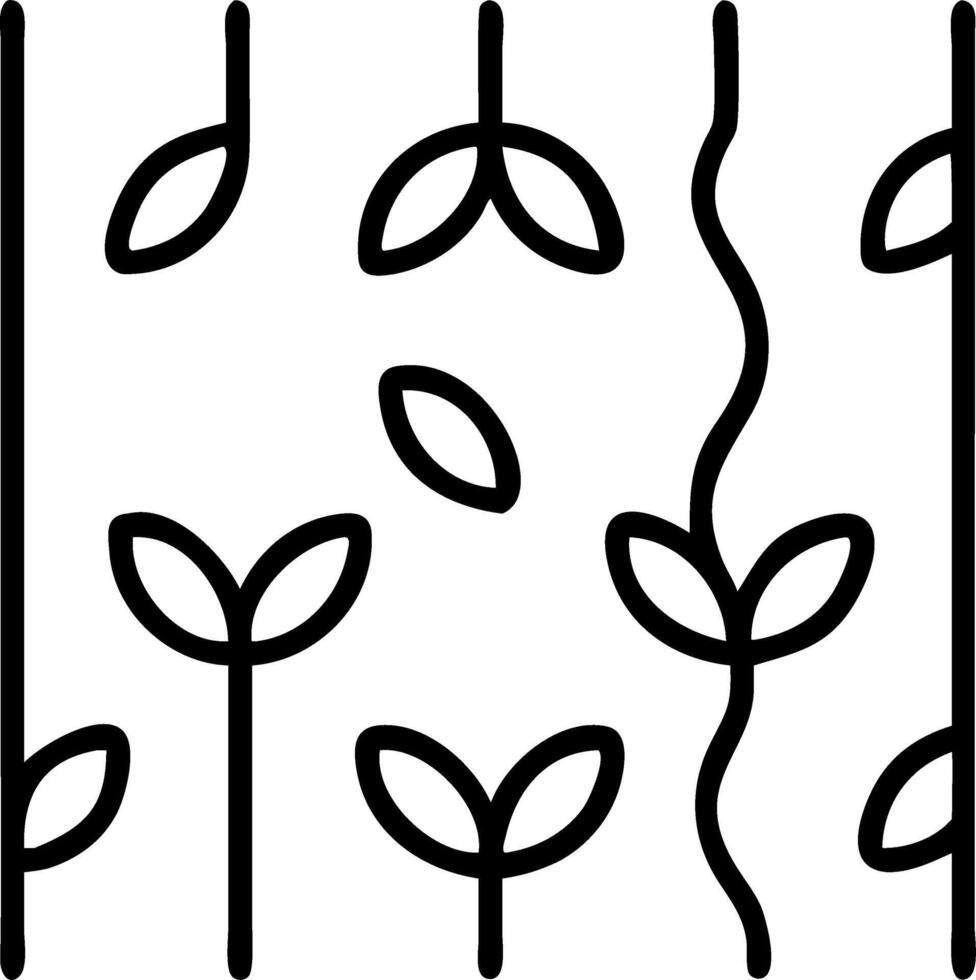 Minimalist eucalyptus seamless tile pattern with simple green stems and soft white accents ideal for modern kitchens Set 13 vector