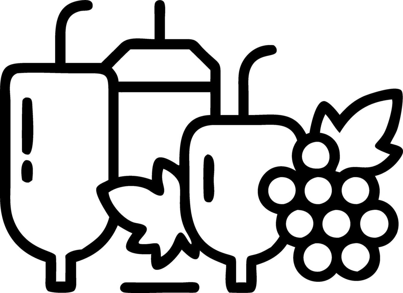 Metallic fermentation tanks rise amid vibrant green grape leaves under bright blue sky symbolizing winemaking and natures harmony Set 6 vector