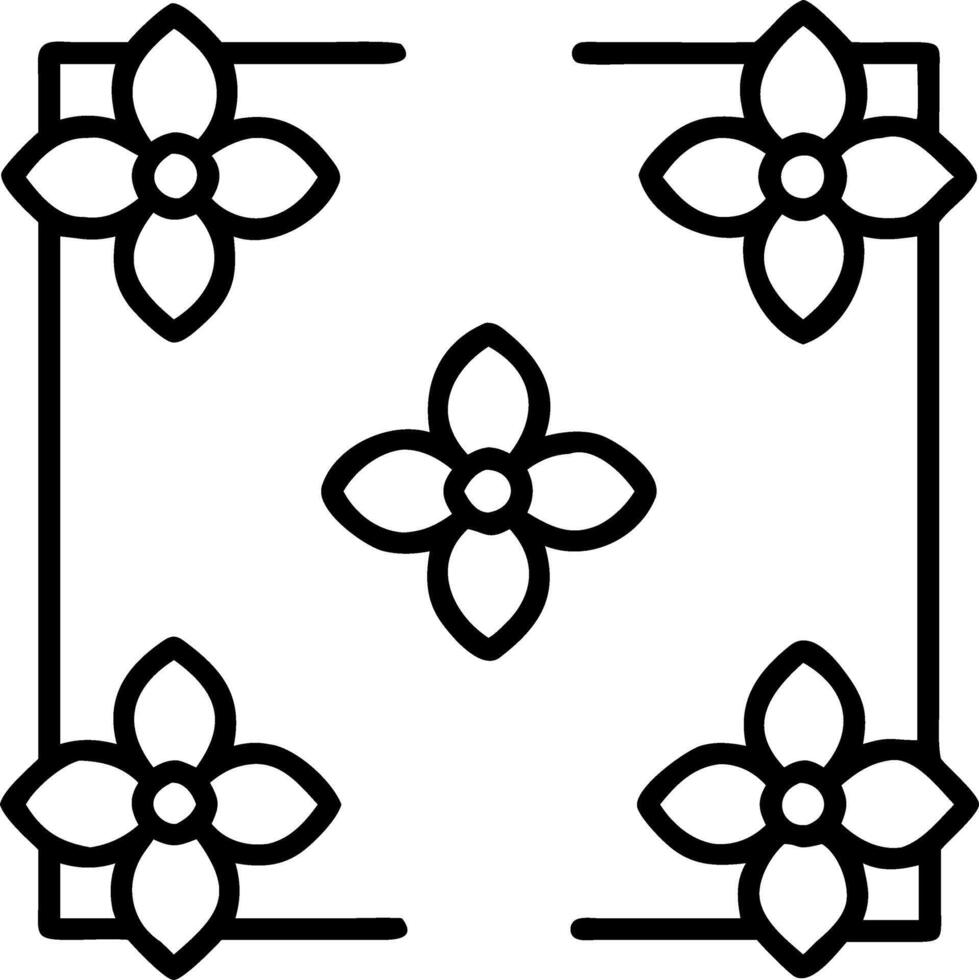 Luxurious blossom seamless tile pattern with opulent flower designs and metallic accents for high end spaces Set 4 vector