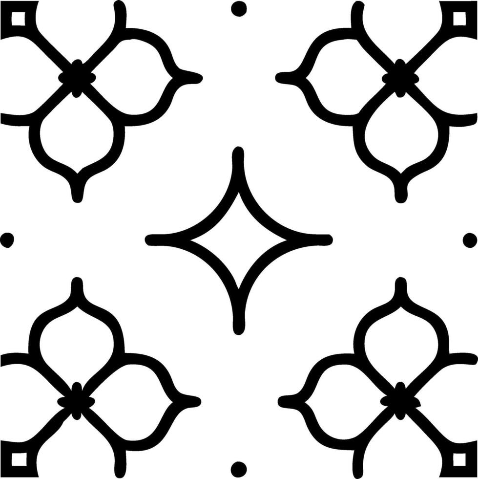 Industrial hydrangea seamless tile pattern with bold lines and metallic accents on white background ideal for modern lofts Edition vector